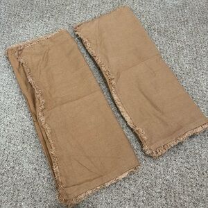 2 Heavyweight Linen Blend Comforter Shams - Casaluna